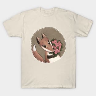 Fox with flowers T-Shirt